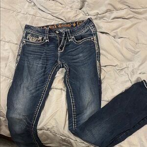 Rock Revival Women's Dark Blue Skinny Jeans